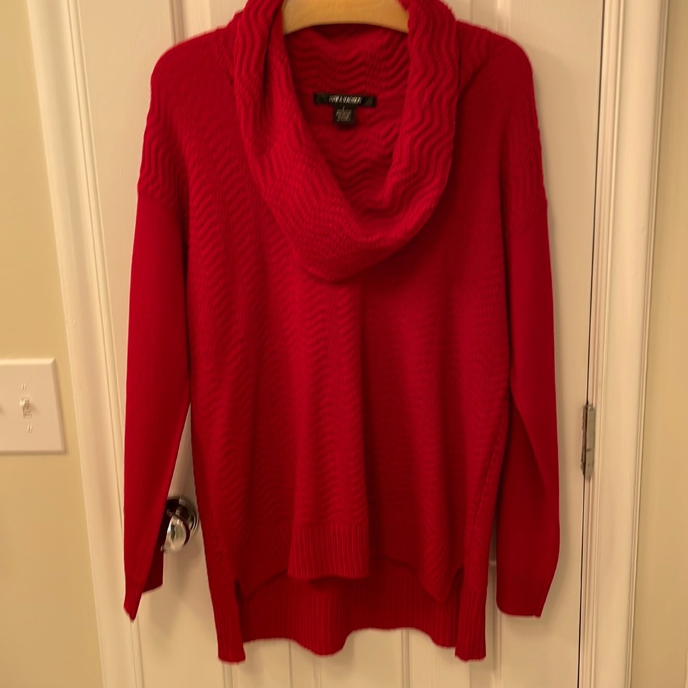 ❤️red cowl neck sweater…. Perfect for the
Holidays!!!